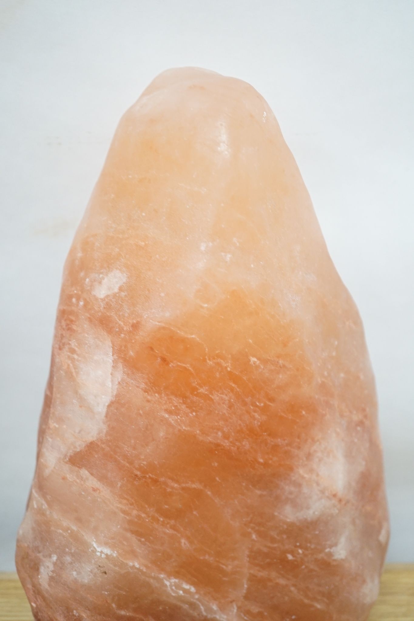 A large Himalayan rock salt lamp, 44cm